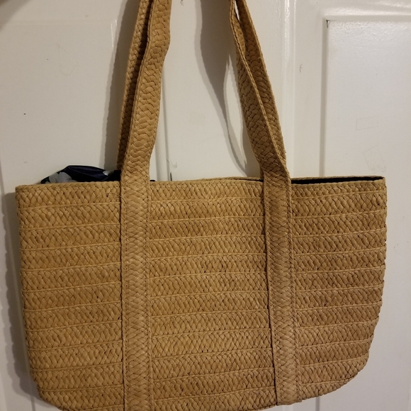 Draper & James Straw tote bag - Picture 2 of 4